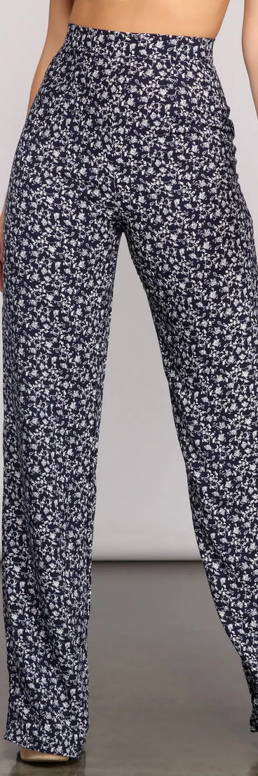 Boho Beauty Wide-Leg Pants