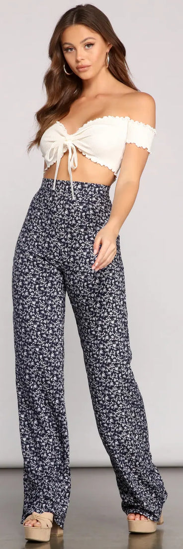 Boho Beauty Wide-Leg Pants