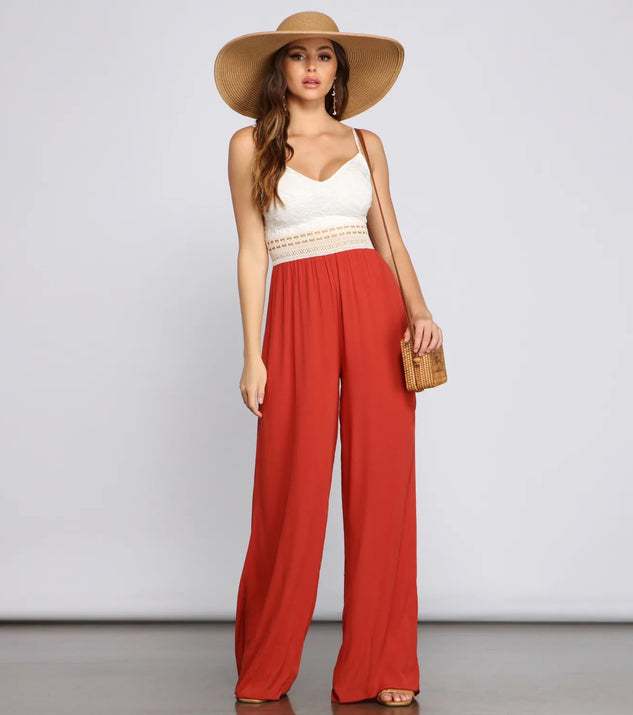 Breezy Boho Vibes Jumpsuit
