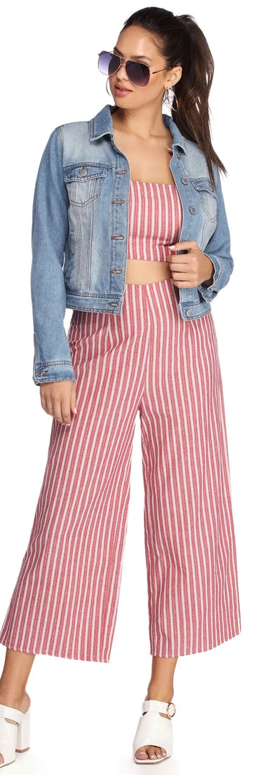 Stunt On Them In Stripes Pants