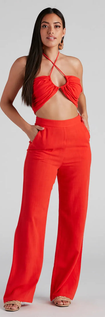 Worth It Linen Wide Leg Pants