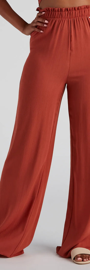 Weekend Mood Wide-Leg Pants