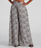 Eye Of The Tiger Palazzo Pants