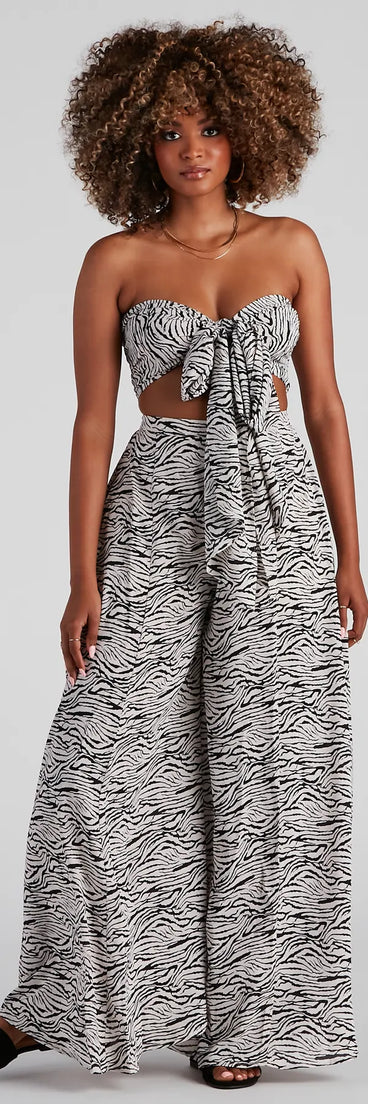 Eye Of The Tiger Palazzo Pants