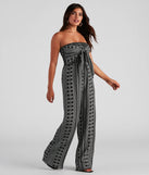 Boho Summer Tie-Front Jumpsuit