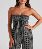 Boho Summer Tie-Front Jumpsuit