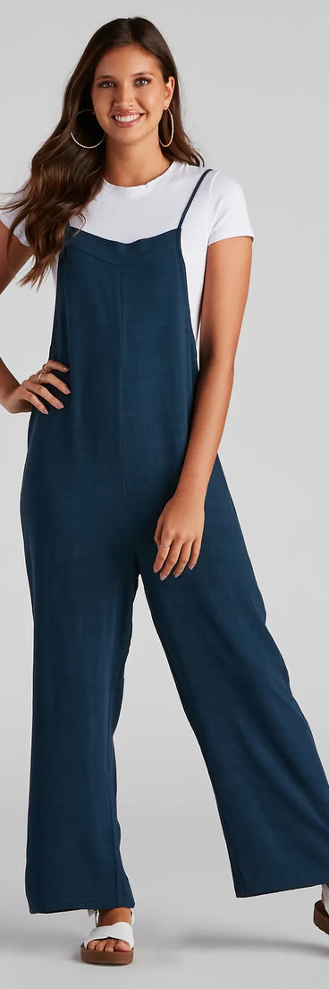 Forget The Drama Sleeveless Jumpsuit