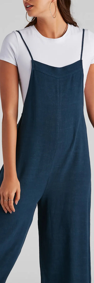 Forget The Drama Sleeveless Jumpsuit