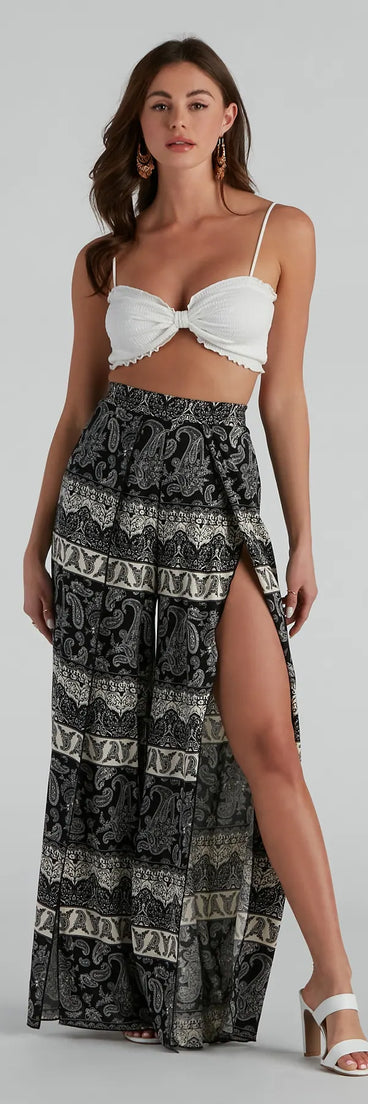 Effortless Boho Flair Tulip Pants