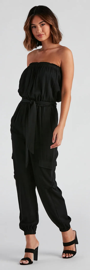 Fashion Cadet Cargo Jumpsuit