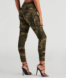 Boss Moves Camouflage Cargo Joggers