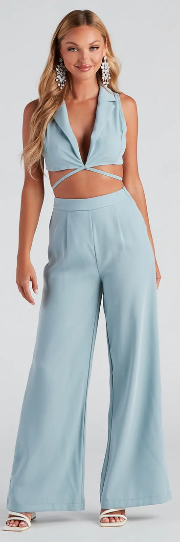 Structured And Chic Wide-Leg Pants