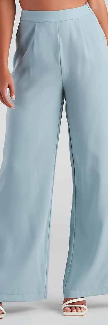 Structured And Chic Wide-Leg Pants