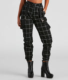 Gone Off The Grid Plaid Joggers