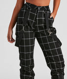 Gone Off The Grid Plaid Joggers