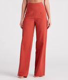 Meet In The Hamptons Linen Wide Leg Pants