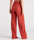 Meet In The Hamptons Linen Wide Leg Pants