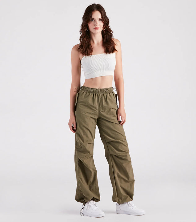 Cool Meter Mid-Rise Parachute Cargo Pants | Windsor