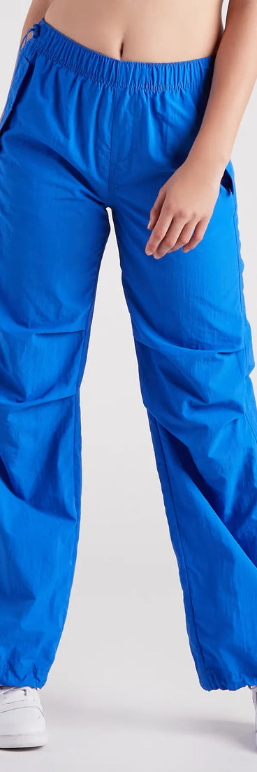 Cool Meter Mid-Rise Parachute Cargo Pants
