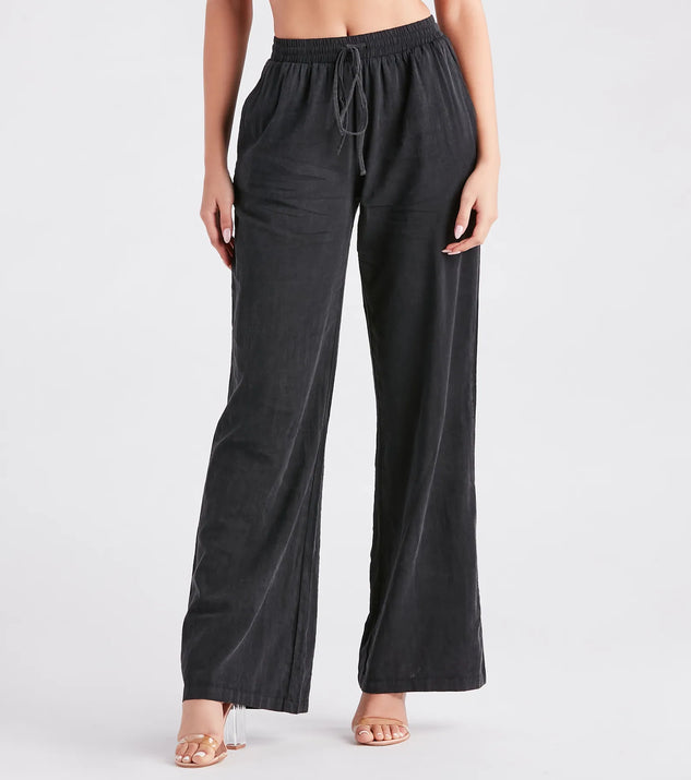 The bay wide leg pants top
