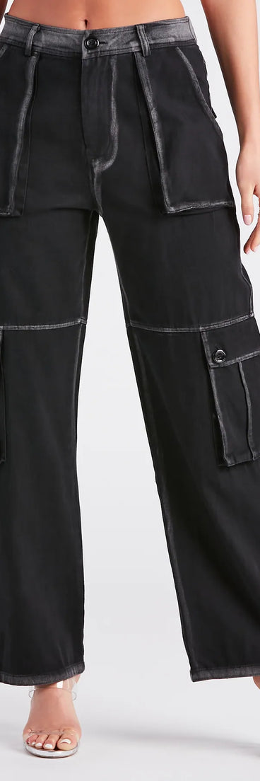 Casual Hangout Straight-Leg Cargo Pants