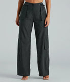 Trendy Girl Wide-Leg Cargo Twill Pants