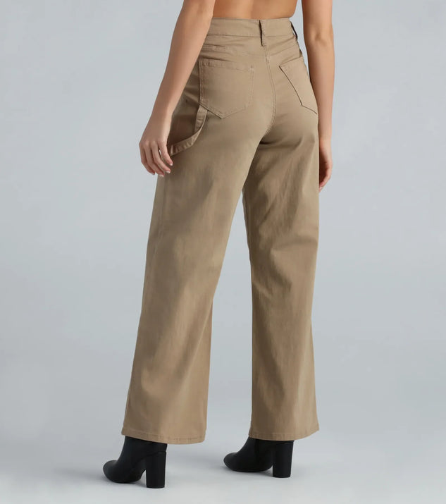 High-Rise Wide-Leg Carpenter Pants | Windsor