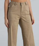 High-Rise Wide-Leg Carpenter Pants