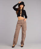 Out For The Day High-Rise Cargo Pants