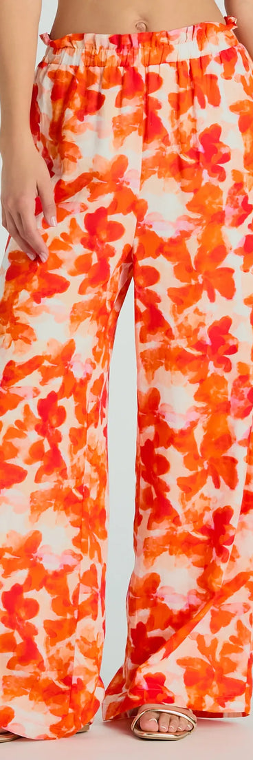 Make Some Noise Printed Palazzo Pants