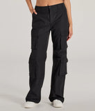 Trendy black cargo pants like the Out For The Day High-Rise Cargo Pants bring casual utility style to everyday and off-duty looks.