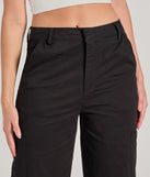 Create bold, fashion-forward looks for spring or summer with the Weekend Trip High-Rise Cuffed Cargo Pants in black, a must-have piece from Windsor’s collection of stylish bottoms for women.