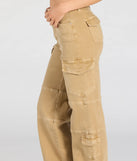 Create bold, fashion-forward looks for spring or summer with the Coolest Babe High-Rise Cargo Straight-Leg Pants in khaki, a must-have piece from Windsor’s collection of stylish bottoms for women.