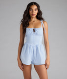 Choosing a light blue romper like the Sunday Afternoon Corset Detail Romper means you’re ready for anything—no outfit planning needed, just style, go, and glow.
