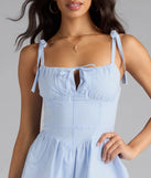 Choosing a light blue romper like the Sunday Afternoon Corset Detail Romper means you’re ready for anything—no outfit planning needed, just style, go, and glow.