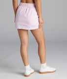 Pair the Just A Girl Mid-Rise Striped Boxer Skort with your favorite crop or bodysuit for effortless warm-weather looks with on-trend pink skorts that speak your style.