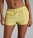 Summer Mode High-Rise Cotton Shorts
