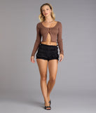 Bloom With It Mid Rise Shorts