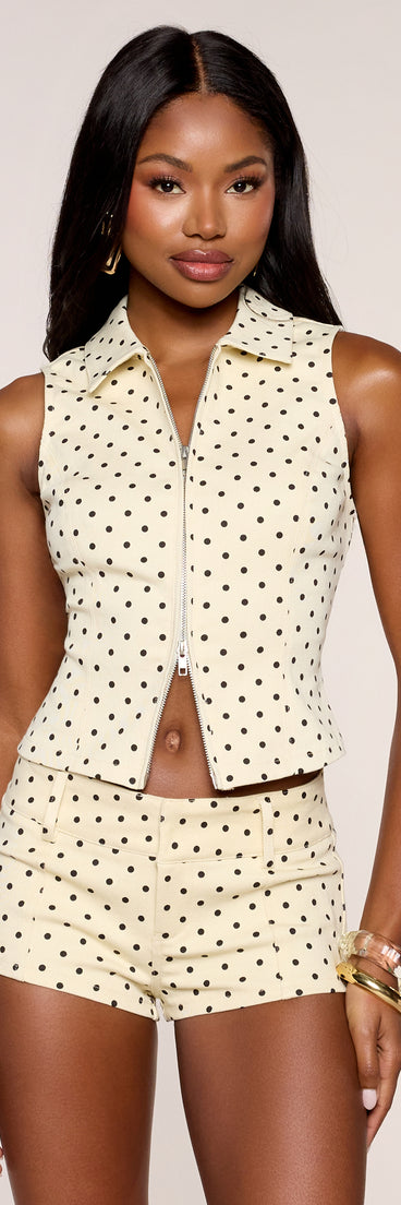 Oh-So-Chic Polka Dot Hot Shorts