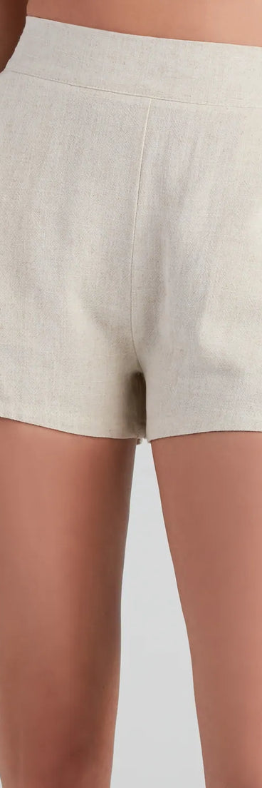 Casual And Chic Linen Shorts