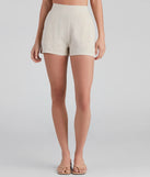 Casual And Chic Linen Shorts