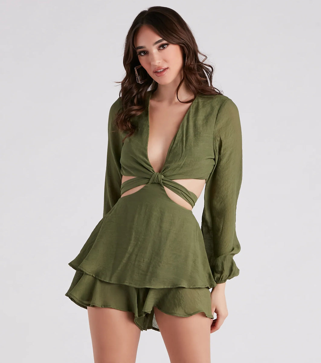 Breeze In Style Ruffled Skater Romper & Windsor
