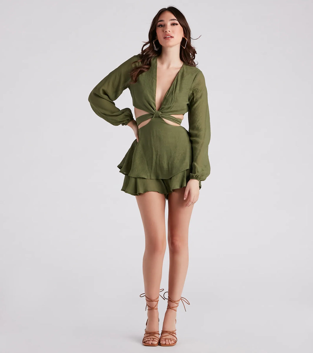 Breeze In Style Ruffled Skater Romper & Windsor