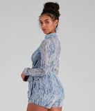 Spring Solstice Chiffon Tie Romper