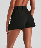 Casual High Waist Linen Shorts