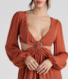 Out Of Town Long Sleeve Romper