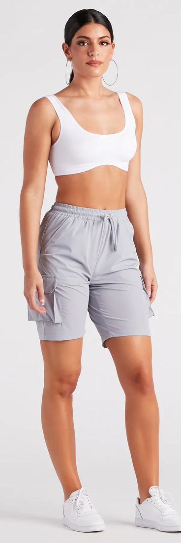 Everyday Trendsetter Nylon Cargo Shorts