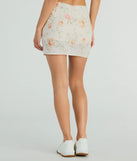 Prettiest Vibe High Waist Floral Woven Skort