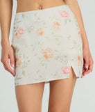 Prettiest Vibe High Waist Floral Woven Skort