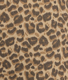 Wild Heart Leopard Print Twill Romper